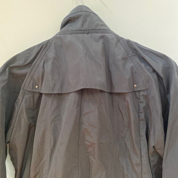 Womens Orvis Black Rain Jacket Coat Size Medium - Picture 4 of 5